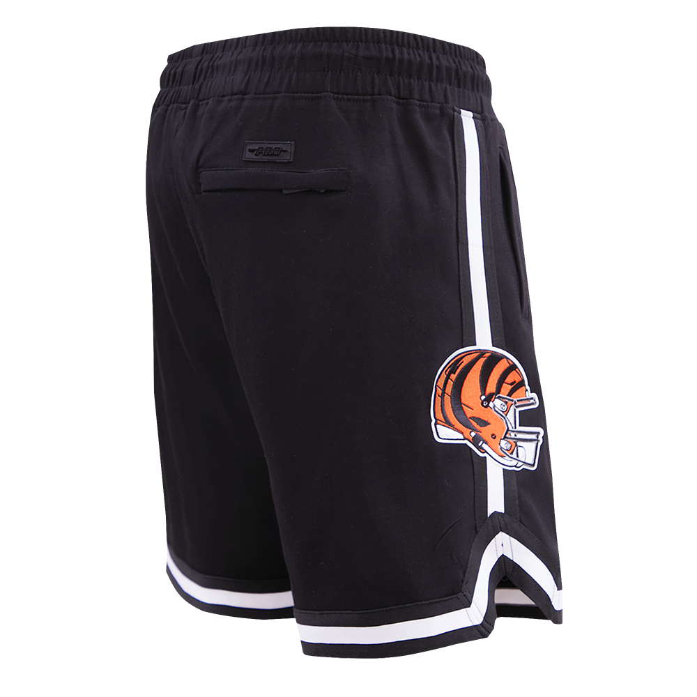 NFL CINCINNATI BENGALS CLASSIC CHENILLE MEN'S SHORT (BLACK)