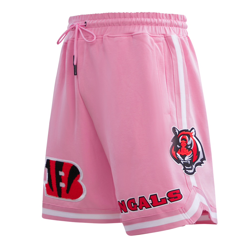 NFL CINCINNATI BENGALS CLASSIC CHENILLE MEN'S SHORT (PINK)