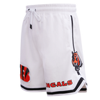 NFL CINCINNATI BENGALS CLASSIC CHENILLE SHORT POUR HOMME (BLANC)