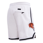NFL CINCINNATI BENGALS CLASSIC CHENILLE SHORT POUR HOMME (BLANC)