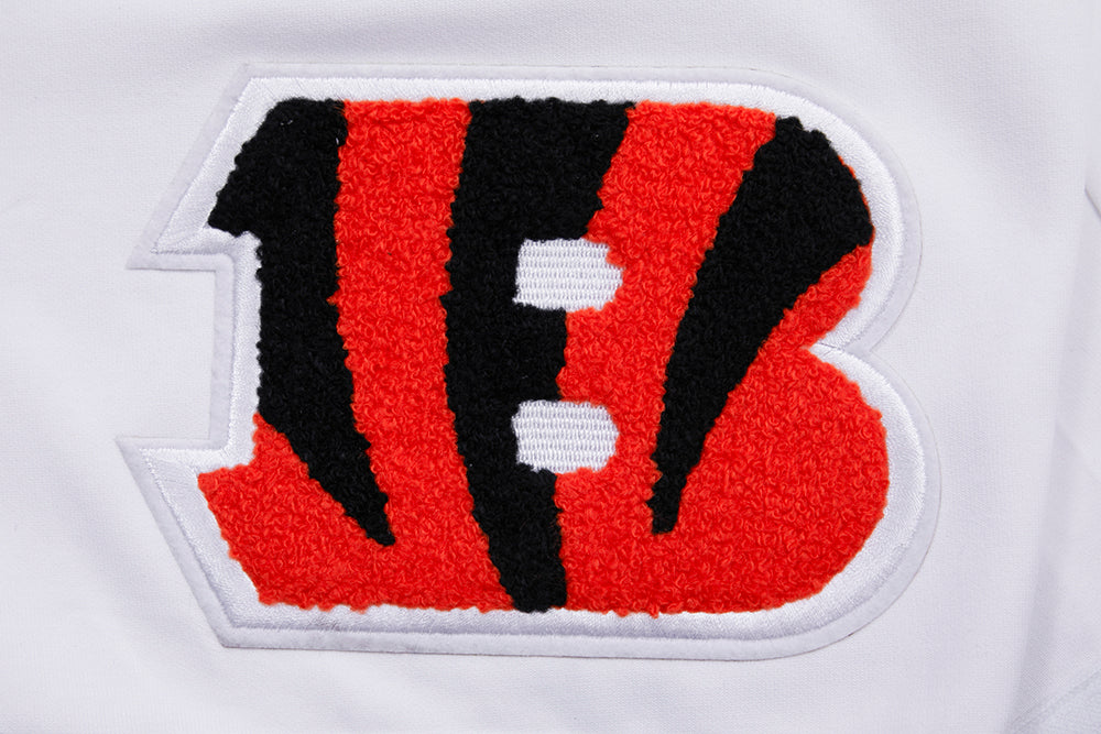 NFL CINCINNATI BENGALS CLASSIC CHENILLE SHORT POUR HOMME (BLANC)