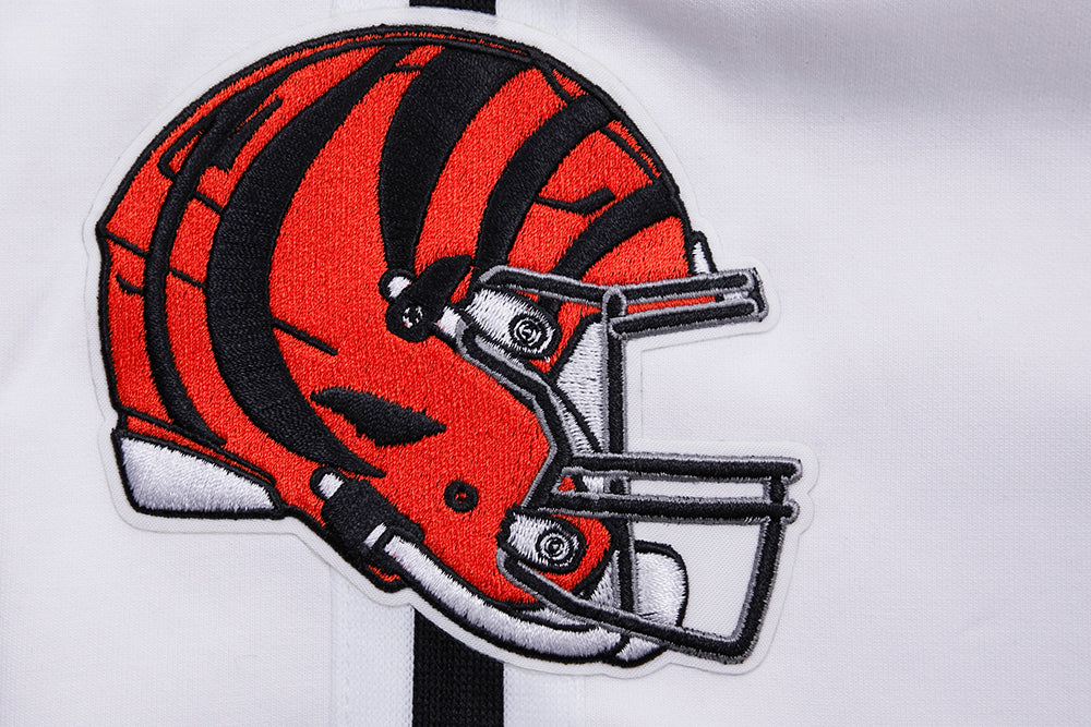 NFL CINCINNATI BENGALS CLASSIC CHENILLE SHORT POUR HOMME (BLANC)