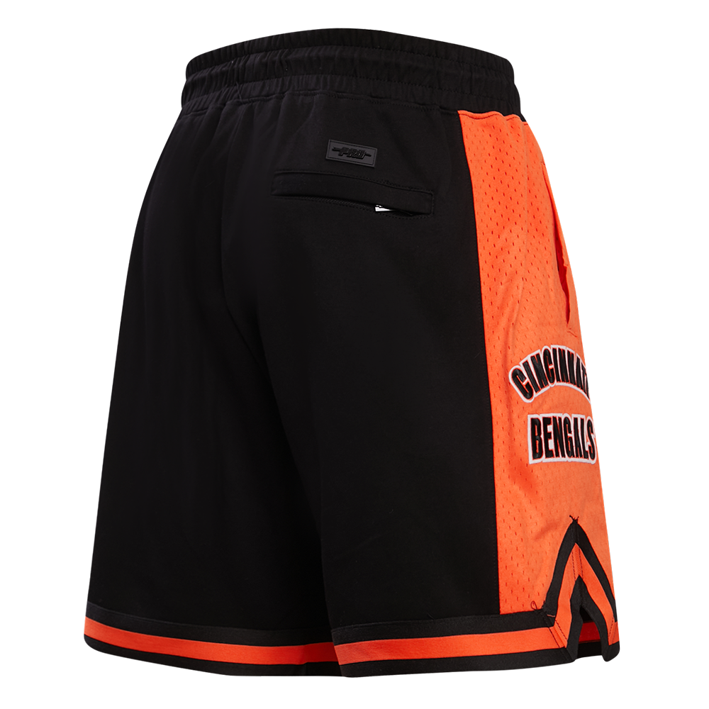 NFL CINCINNATI BENGALS RETRO CLASSIC SHORT 2.0 POUR HOMME (NOIR/ORANGE)