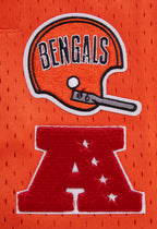 NFL CINCINNATI BENGALS RETRO CLASSIC SHORT 2.0 POUR HOMME (NOIR/ORANGE)