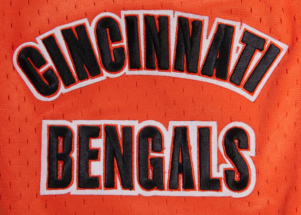 NFL CINCINNATI BENGALS RETRO CLASSIC SHORT 2.0 POUR HOMME (NOIR/ORANGE)
