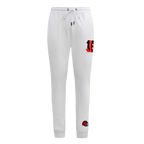 NFL CINCINNATI BENGALS CLASSIC CHENILLE MEN'S JOGGER (WHITE)