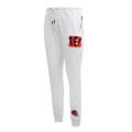 NFL CINCINNATI BENGALS CLASSIC CHENILLE MEN'S JOGGER (WHITE)