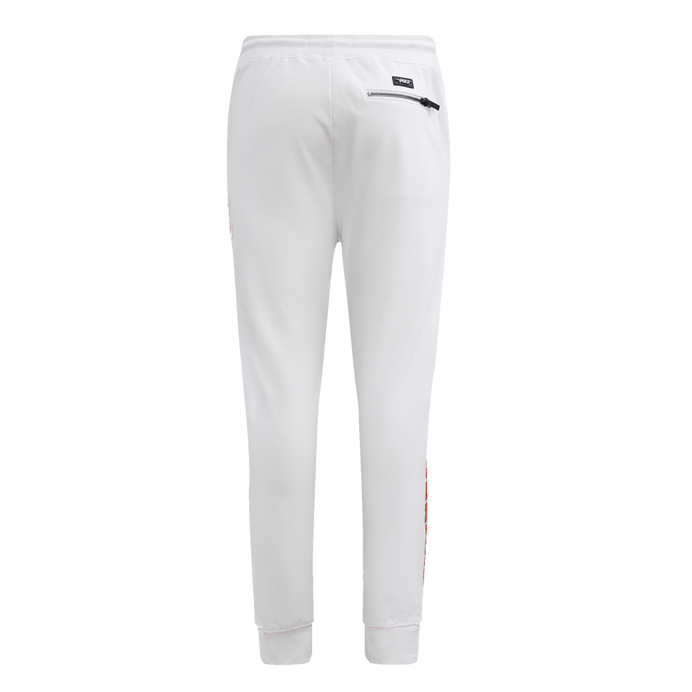 NFL CINCINNATI BENGALS CLASSIC CHENILLE MEN'S JOGGER (WHITE)