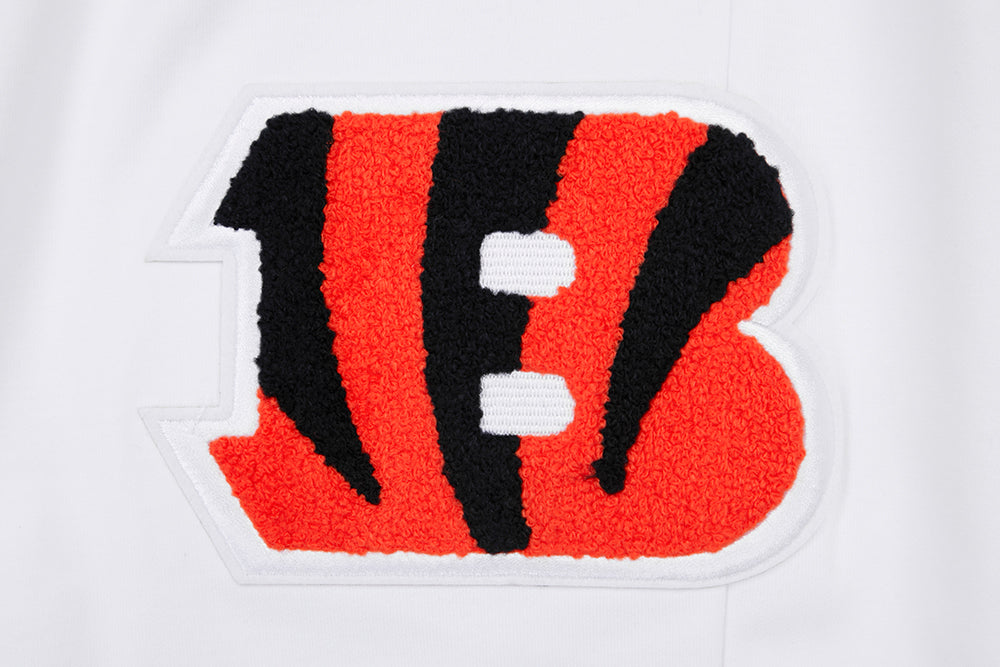 NFL CINCINNATI BENGALS CLASSIC CHENILLE MEN'S JOGGER (WHITE)