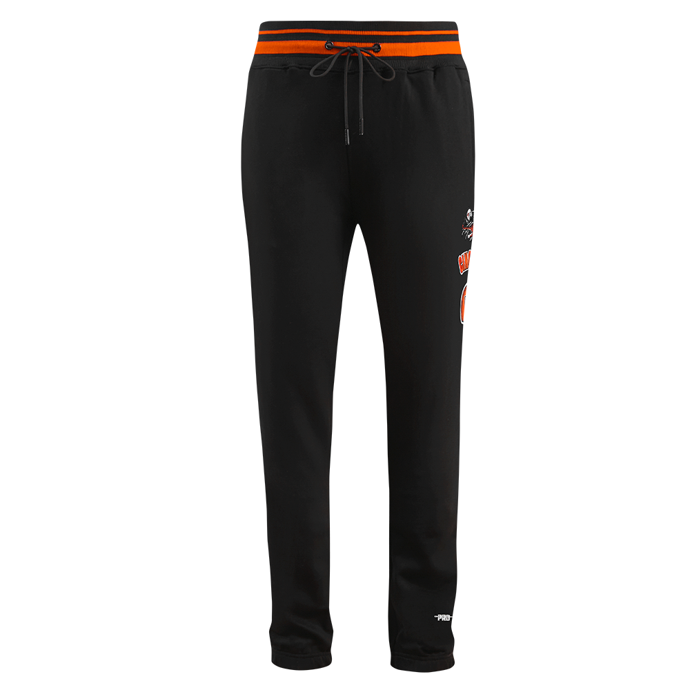 NFL CINCINNATI BENGALS RETRO CLASSIC MEN'S SWEATPANT (BLACK/ORANGE)