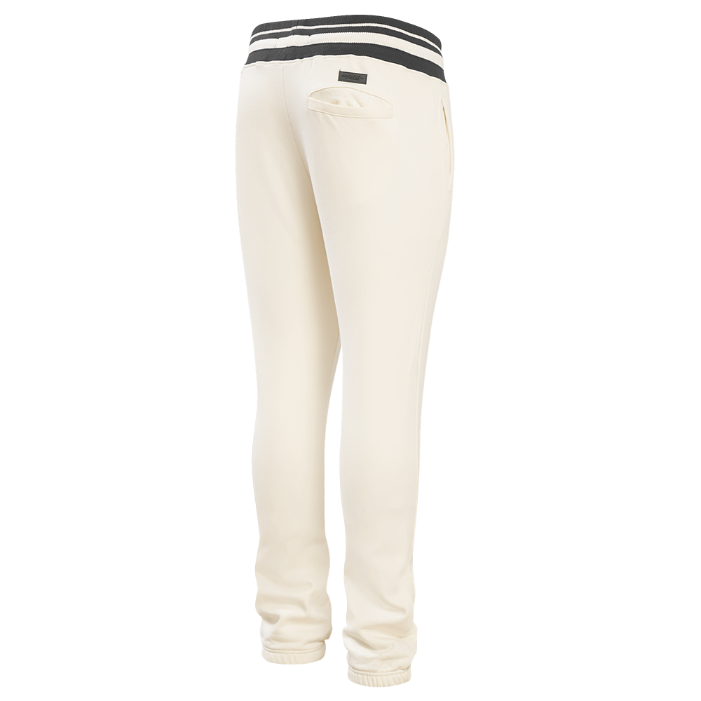 NFL CINCINNATI BENGALS RETRO CLASSIC MEN'S FLC SWEATPANT (EGGSHELL/ BLACK)