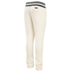 NFL CINCINNATI BENGALS RETRO CLASSIC MEN'S FLC SWEATPANT (EGGSHELL/ BLACK)