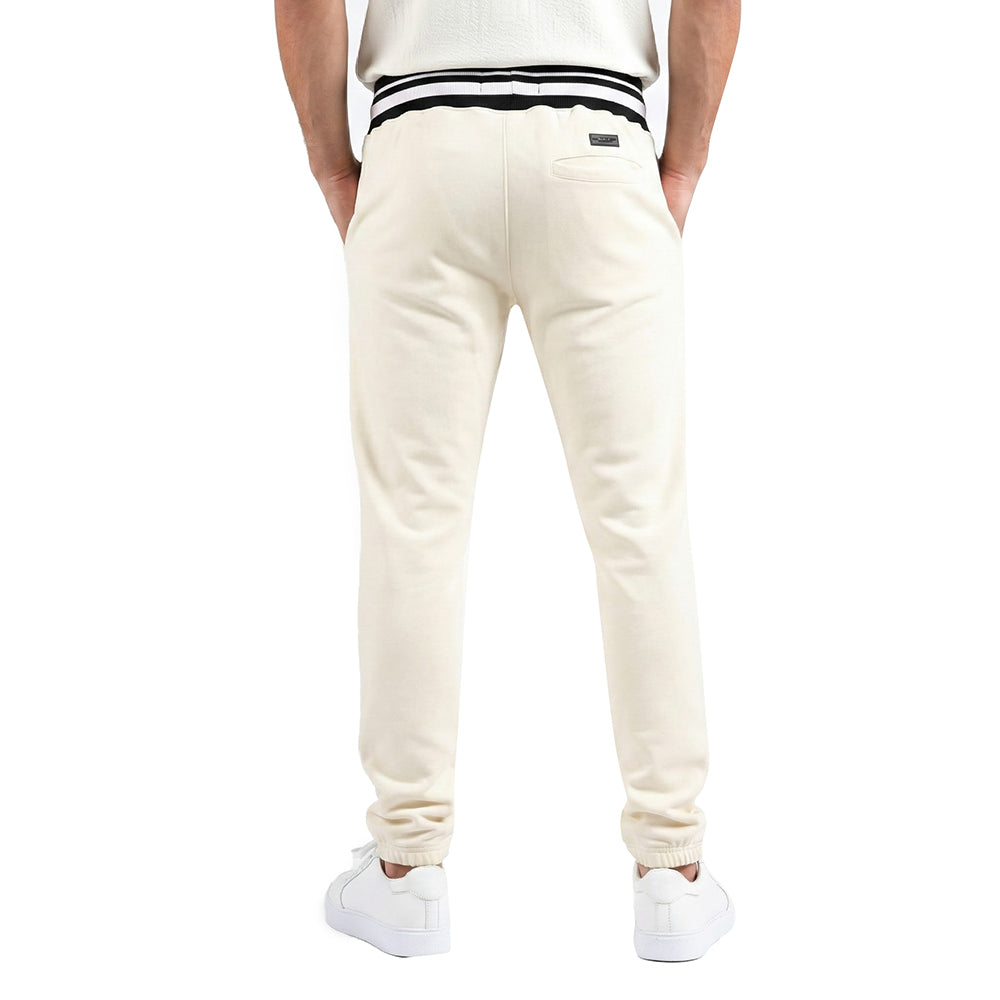 NFL CINCINNATI BENGALS RETRO CLASSIC MEN'S FLC SWEATPANT (EGGSHELL/ BLACK)
