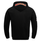 NFL CINCINNATI BENGALS CLASSIC CHENILLE CHANDAIL À CAPUCHON POUR HOMME (NOIR)
