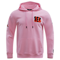 NFL CINCINNATI BENGALS CLASSIC CHENILLE CHANDAIL À CAPUCHON POUR HOMME (ROSE)