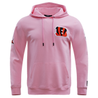 NFL CINCINNATI BENGALS CLASSIC CHENILLE CHANDAIL À CAPUCHON POUR HOMME (ROSE)