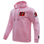 NFL CINCINNATI BENGALS CLASSIC CHENILLE CHANDAIL À CAPUCHON POUR HOMME (ROSE)