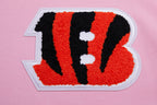 NFL CINCINNATI BENGALS CLASSIC CHENILLE CHANDAIL À CAPUCHON POUR HOMME (ROSE)