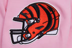 NFL CINCINNATI BENGALS CLASSIC CHENILLE CHANDAIL À CAPUCHON POUR HOMME (ROSE)