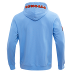 NFL CINCINNATI BENGALS CLASSIC CHENILLE FULL ZIP HOODIE  (UNIVERSITY BLUE)