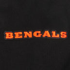 NFL CINCINNATI BENGALS TURN IT UP M DROP SHOULDER FLC CREWNECK (BLACK)