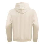 NFL CINCINNATI BENGALS NEUTRAL DROP SHOULDER FLEECE PULLOVER HOODIE (EGGSHELL)