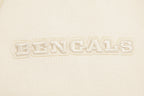NFL CINCINNATI BENGALS NEUTRAL CHANDAIL À COL ROND EN MOLLETON À ÉPAULES TOMBANTES (COQUILLE D'ŒUF)