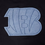 NFL CINCINNATI BENGALS VARSITY BLUES CHANDAIL À CAPUCHON EN MOLLETON POUR HOMME (NOIR)