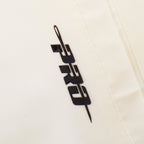 NFL CINCINNATI BENGALS RETRO CLASSIC BLOUSON EN SATIN À BORDS CÔTELÉS POUR HOMME (COQUILLE D'ŒUF/NOIR)