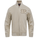 NFL CINCINNATI BENGALS NEUTRAL MEN'S  TWILL JACKET (TAUPE)
