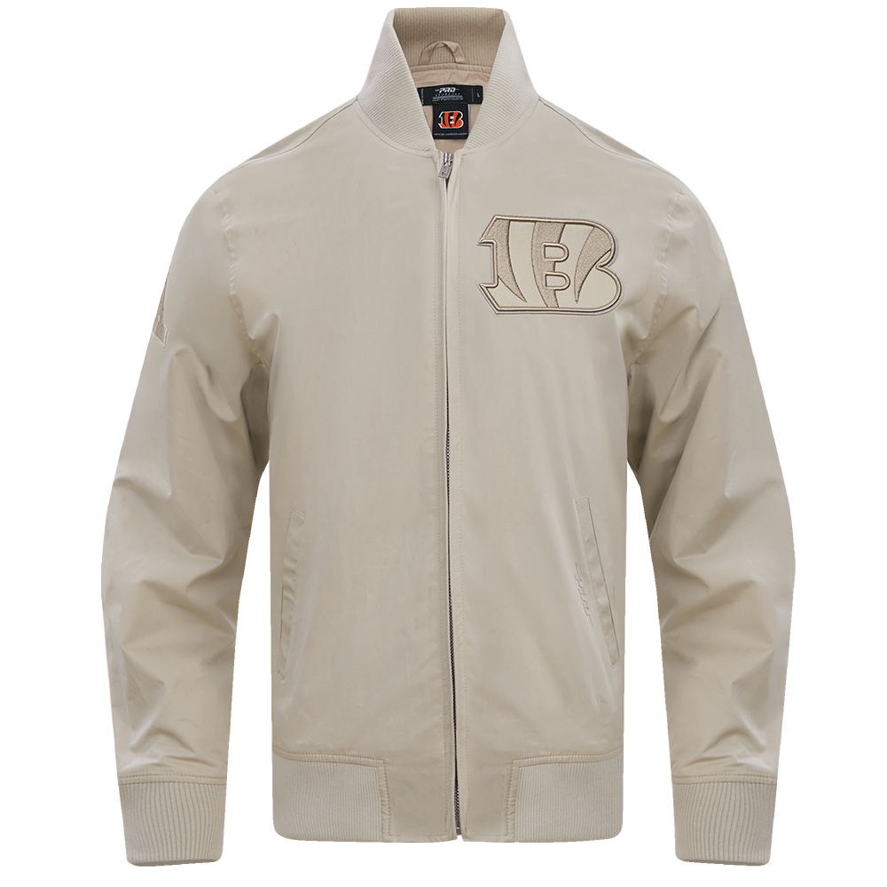 NFL CINCINNATI BENGALS NEUTRAL MEN'S  TWILL JACKET (TAUPE)
