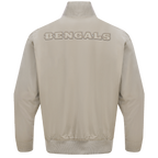 NFL CINCINNATI BENGALS NEUTRAL MEN'S  TWILL JACKET (TAUPE)