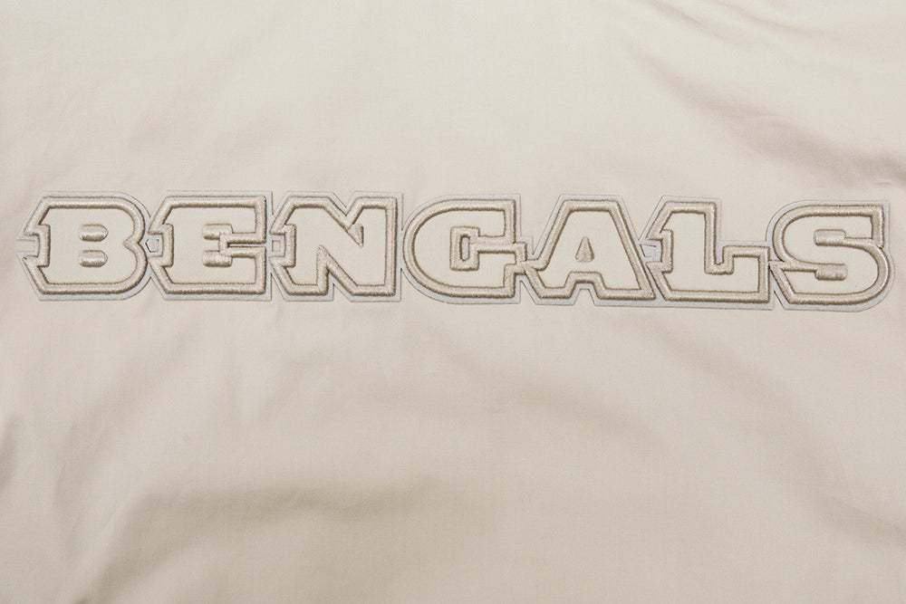 NFL CINCINNATI BENGALS NEUTRAL MEN'S  TWILL JACKET (TAUPE)