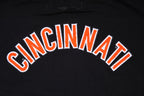 NFL CINCINNATI BENGALS CLASSIC WOMEN'S SJ BOXY TEE (BLACK)