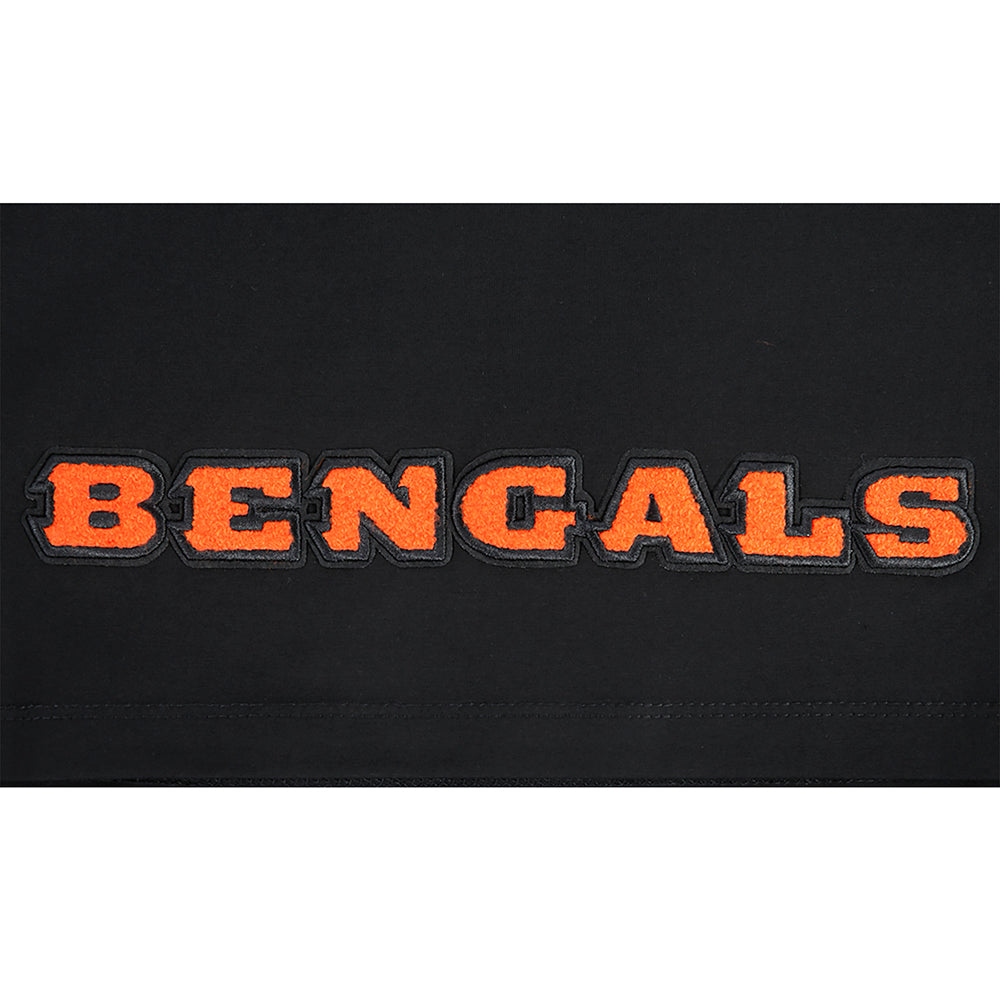 NFL CINCINNATI BENGALS JOE BURROW #9 CLASSIC PNN WOMEN'S SJ BOXY TEE (BLACK)