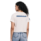 NFL CINCINNATI BENGALS VARSITY BLUES WOMEN'S  SJ BOXY TEE (LINEN)