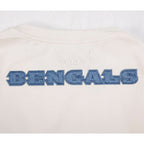NFL CINCINNATI BENGALS VARSITY BLUES WOMEN'S  SJ BOXY TEE (LINEN)