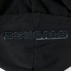NFL CINCINNATI BENGALS TRIPLE BLACK WOMEN'S FLC PO HOODIE (TRIPLE BLACK WOMEN'S)
