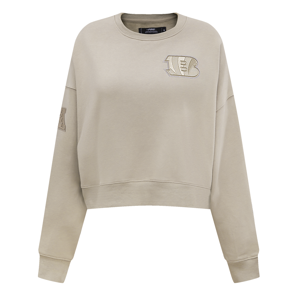 NFL CINCINNATI BENGALS NEUTRAL CHANDAIL À COL ROND POUR FEMME (TAUPE)