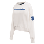 NFL CINCINNATI BENGALS VARSITY BLUES CHANDAIL À COL ROND EN MOLLETON POUR FEMME (LIN)