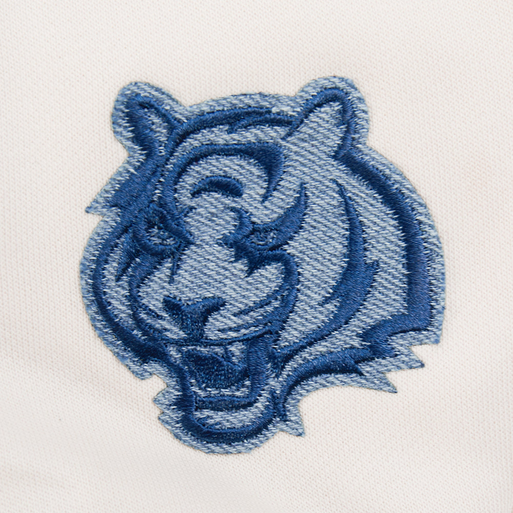 NFL CINCINNATI BENGALS VARSITY BLUES CHANDAIL À COL ROND EN MOLLETON POUR FEMME (LIN)