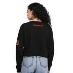 NFL CINCINNATI BENGALS CLASSIC CHANDAIL À COL ROND EN MOLLETON POUR FEMME (NOIR)