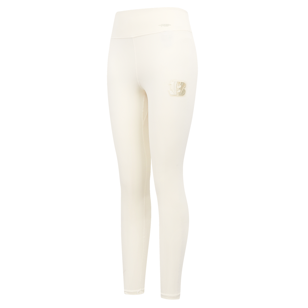 NFL CINCINNATI BENGALS NEUTRAL WOMEN'S JERSEY LEGGING (EGGSHELL)