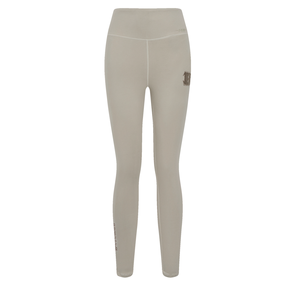 NFL CINCINNATI BENGALS NEUTRAL WOMEN'S JERSEY LEGGING (TAUPE)