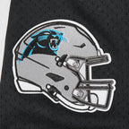 NFL CAROLINA PANTHERS SCRIPT TAIL CHEMISE BOUTONNÉE EN FILET POUR HOMME (NOIR)