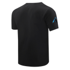 NFL CAROLINA PANTHERS CLASSIC CHENILLE MEN'S   TEE (BLACK)