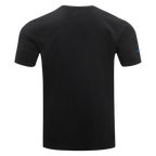 NFL CAROLINA PANTHERS CLASSIC CHENILLE MEN'S   TEE (BLACK)
