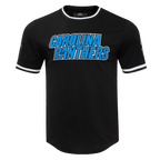 NFL CAROLINA PANTHERS CLASSIC CHENILLE TEE (BLACK)