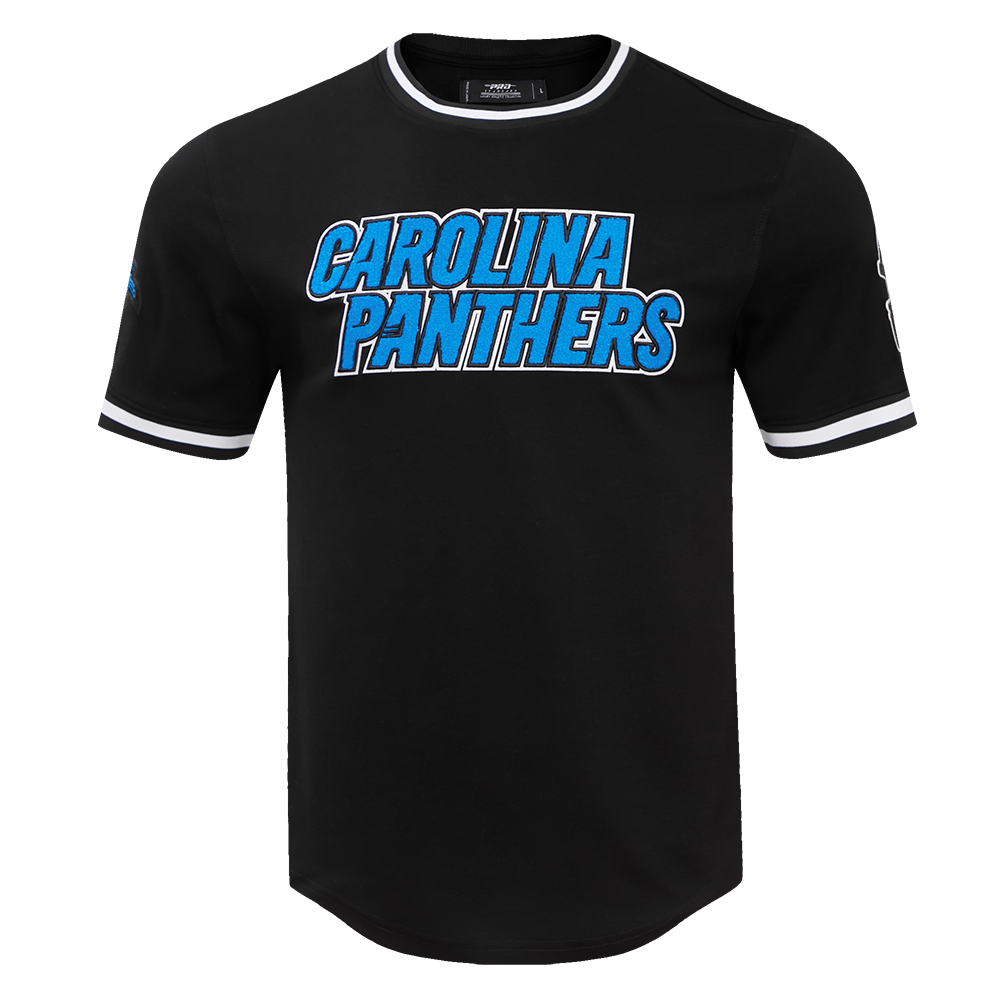 NFL CAROLINA PANTHERS CLASSIC CHENILLE TEE (BLACK)