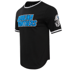 NFL CAROLINA PANTHERS CLASSIC CHENILLE TEE (BLACK)